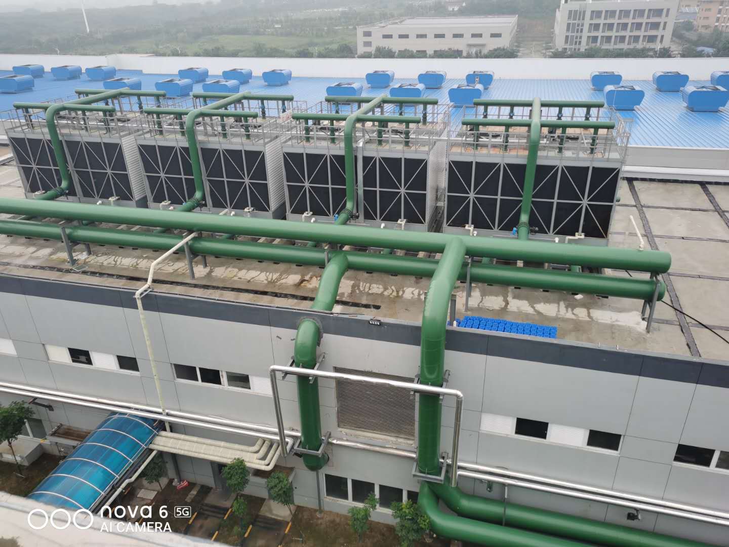 Cooling water system of power station
